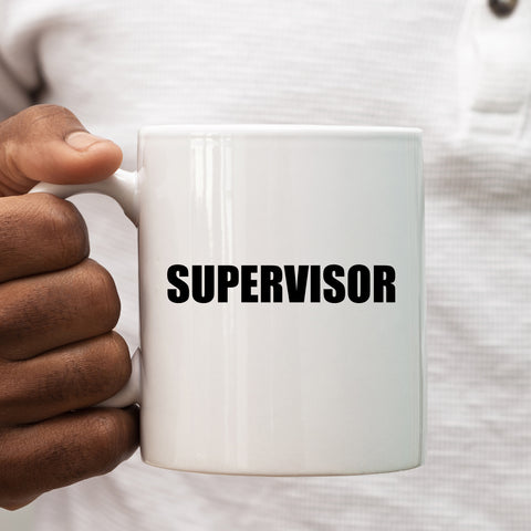Supervisor Funny Boss Bossy Birthday Gift, Personalised Mug