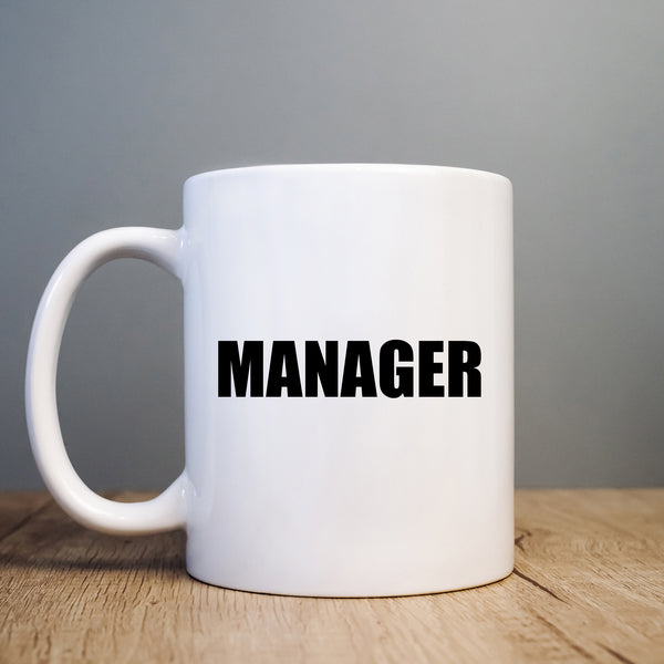 Manager Boss Supervisor Funny Bossy Birthday Gift, Personalised Mug