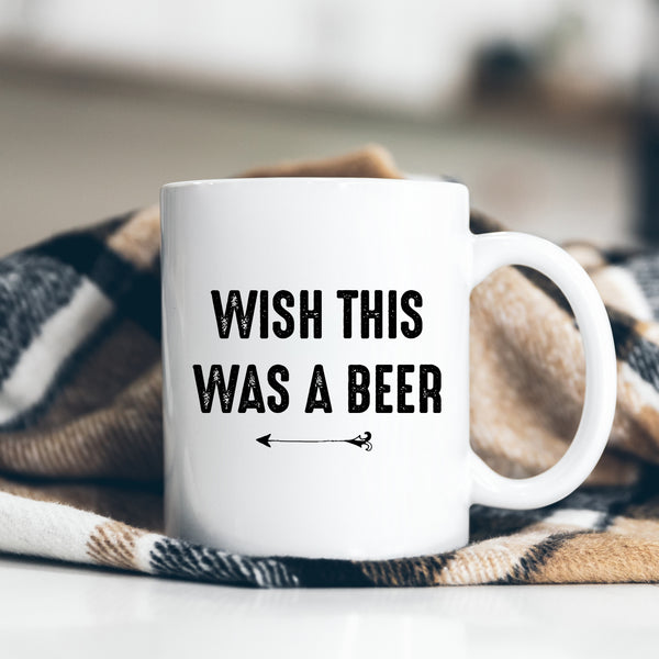 Wish This Was A Beer, Funny Banter Joke Birthday Gift, Personalised Mug