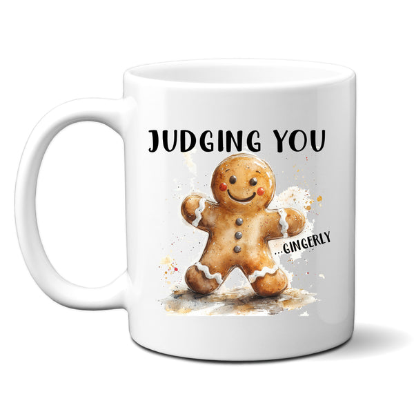 Judging You... Gingerly, Funny Gift, Personalised Mug