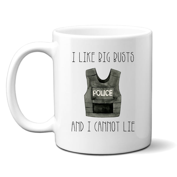 I Like Big Busts & I Cannot Lie, Funny Gift, Personalised Mug