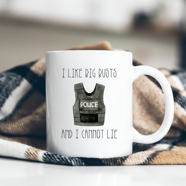 I Like Big Busts & I Cannot Lie, Funny Gift, Personalised Mug