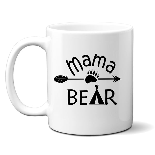 Gift For Mum, Mama Bear Mug, Sentimental Personalised Gift