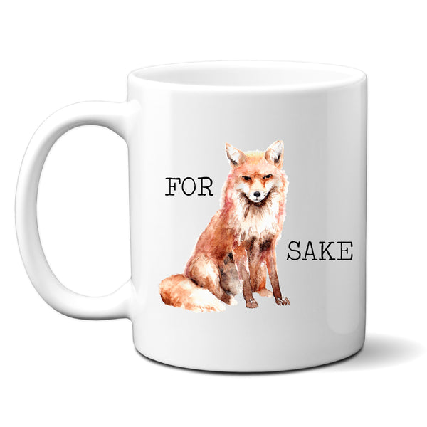 Gift For Mum, Colleague, Friend, For Fox Sake, Funny Gift Cup
