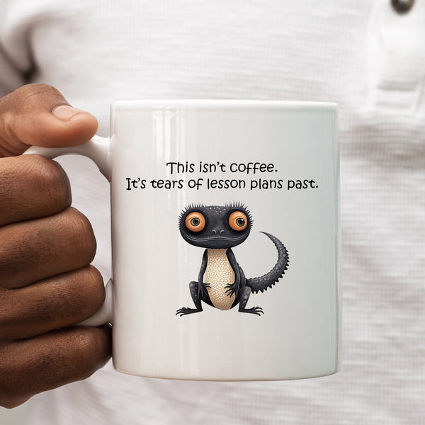 This Isn't Coffee, It's Tears of Lesson Plans Past, Funny Teachers Gift, Personalised Mug