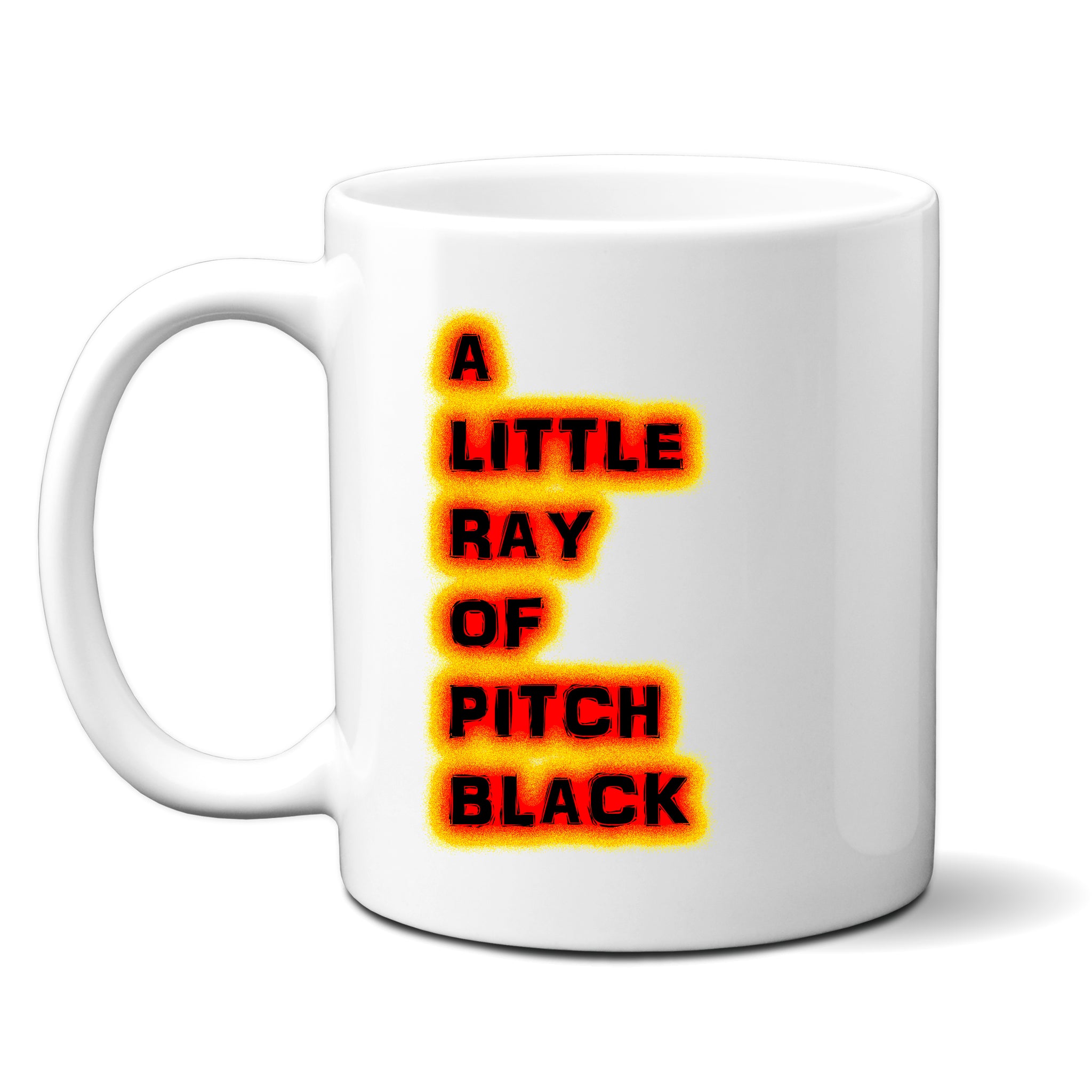 A Little Ray of Pitch Black, Funny Birthday Gift, Personalised Joke Mug