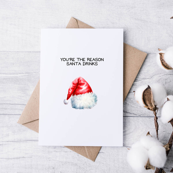 Funny Minimal Christmas Cards – Set of 5 | Modern, Witty & Relatable Holiday Card Pack