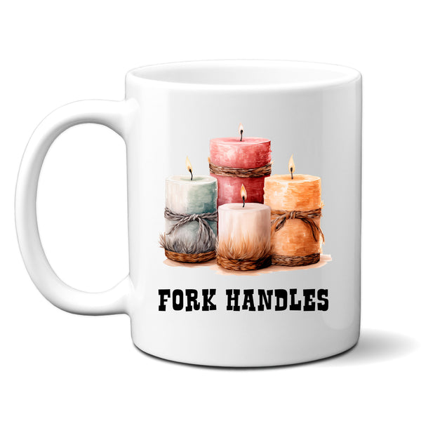 Fork Handles Joke, Funny Gift, Personalised Mug