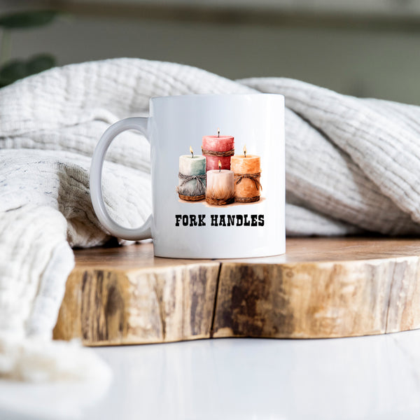 Fork Handles Joke, Funny Gift, Personalised Mug