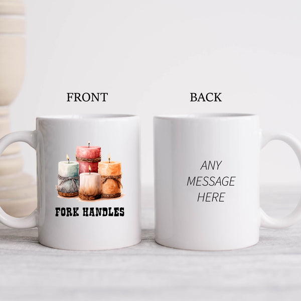 Fork Handles Joke, Funny Gift, Personalised Mug