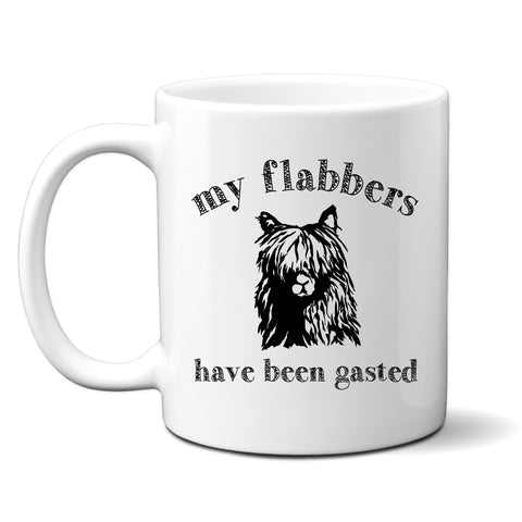 My Flabbers Have Been Gasted, Cute Funny Birthday Gift with Alpaca, Stylish Personalised Mug