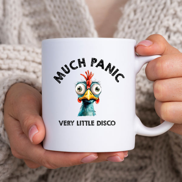 Much Panic Very Little Disco, Funny Personalised Mug