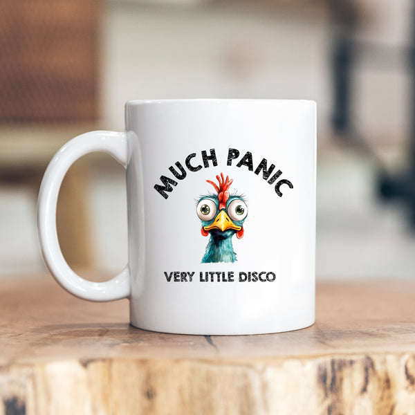 Much Panic Very Little Disco, Funny Personalised Mug