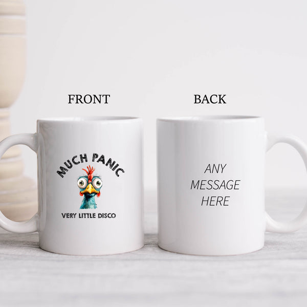 Much Panic Very Little Disco, Funny Personalised Mug