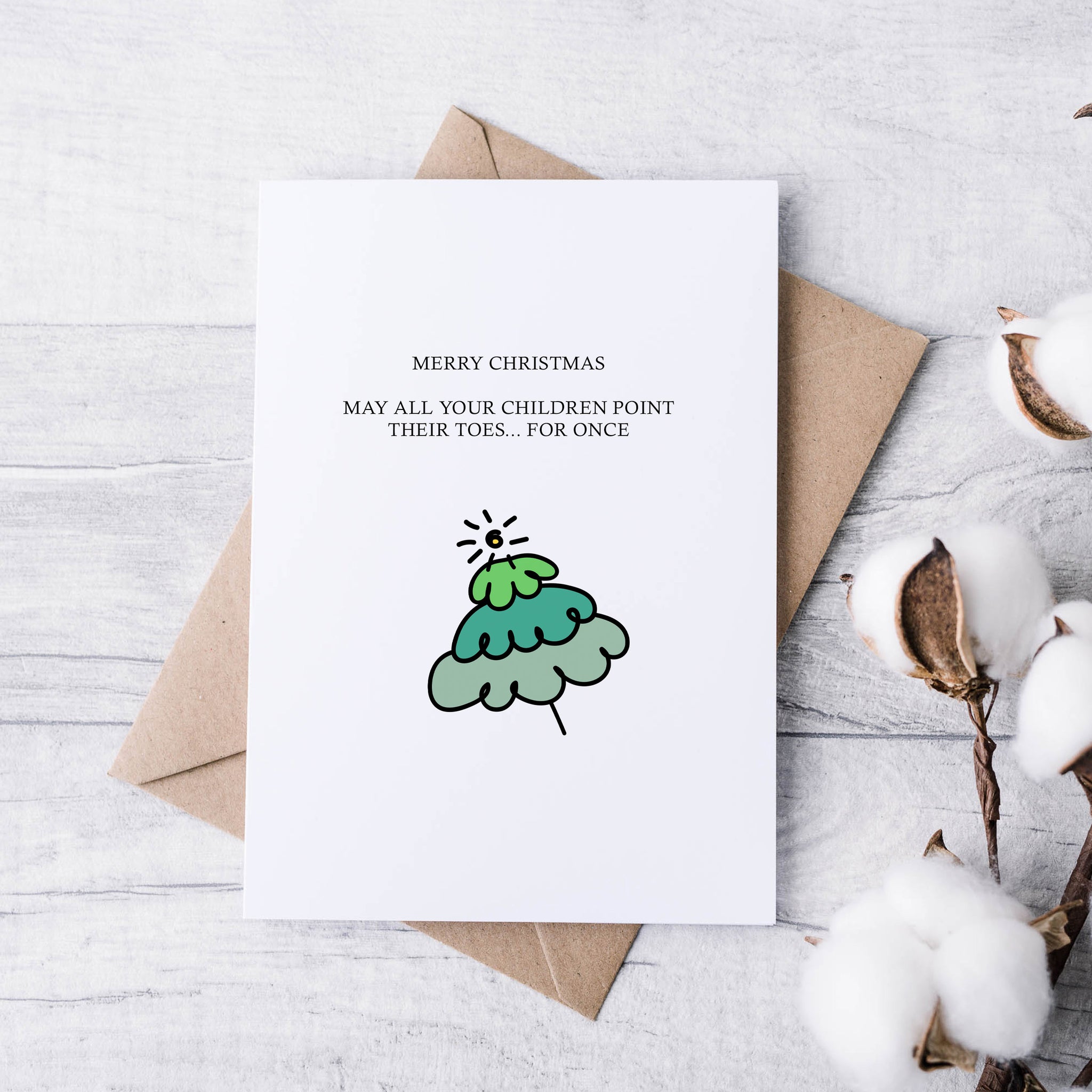 Funny Dance Teacher Christmas Cards – Witty, Sarcastic & Minimalist Card Pack for Dance Schools (Set of 5)