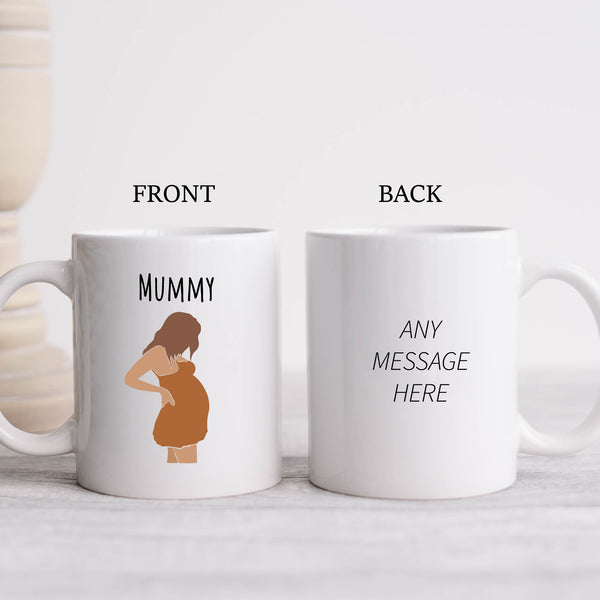 Happy Mother's Day Mummy, Love Bump, Pregnancy Personalised Gift Mug for Her