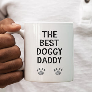 The Best Doggy Daddy Birthday Mug, Cute Tea Coffee Cup Father's Day Pet Lover
