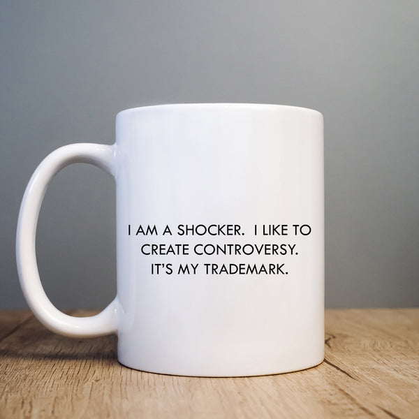 I Like to Create Controversy Mug, Funny Gift Cup