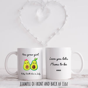 Mama to be.... Personalised Gift Mug for her -  11oz or 15oz