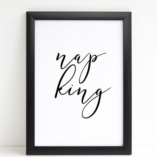 Nap King Poster Gift for Him, Fathers Day, Birthday Gift