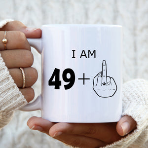 Funny 50th Birthday Gift for Men and Women, Controversial Happy Birthday Mug, Funny Tea Coffee Cup