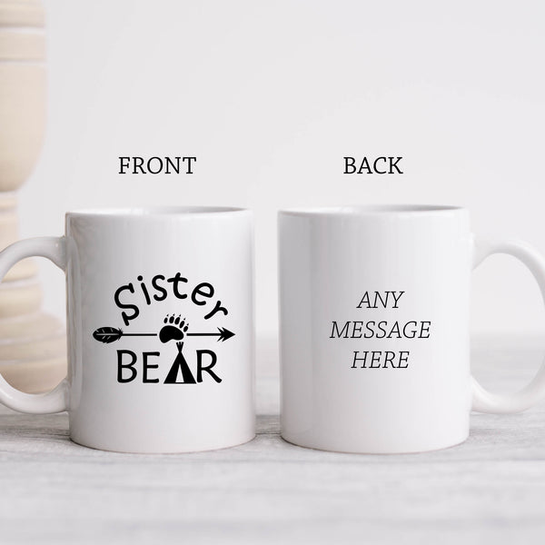 Sister Bear Mug, Sentimental Gift Cup