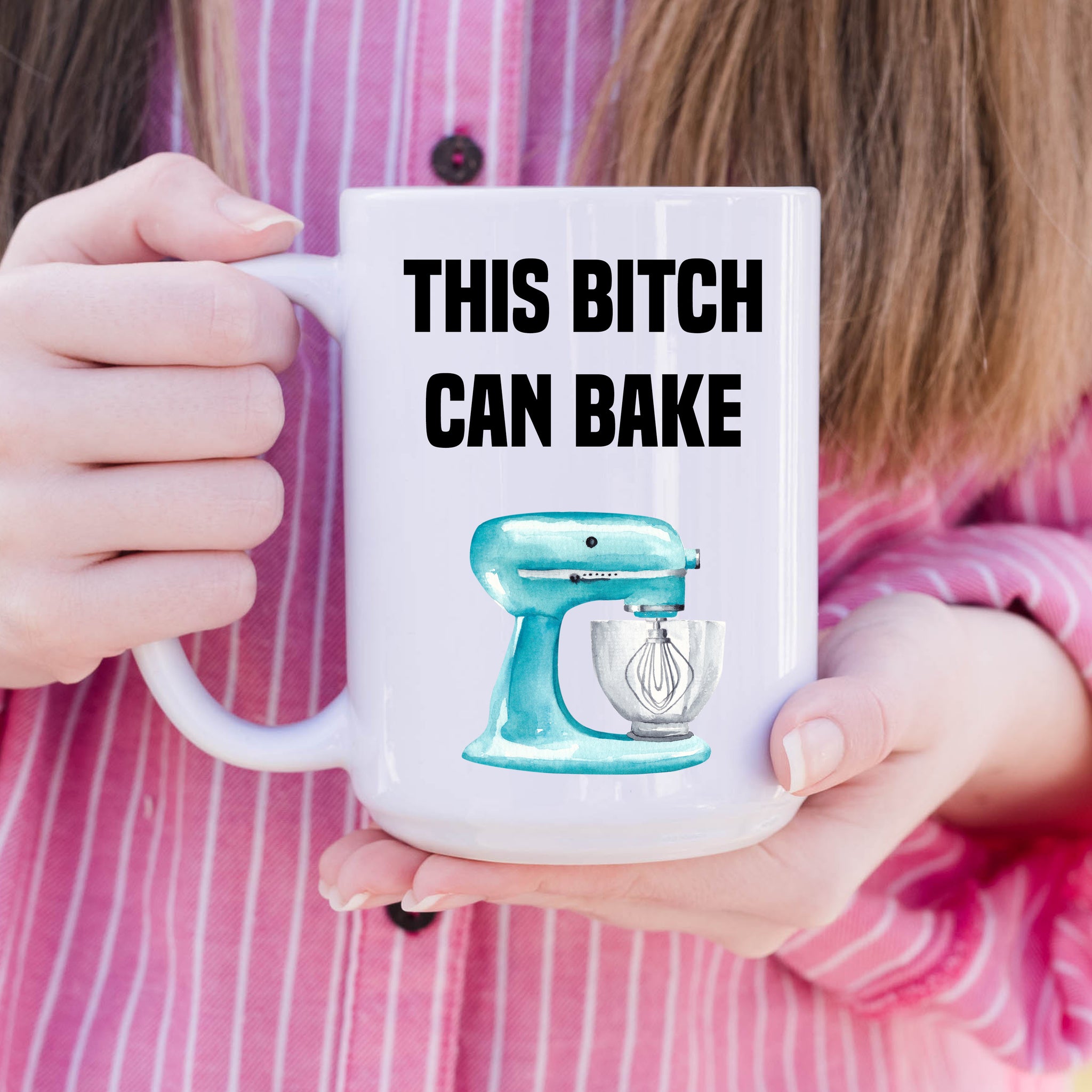 This Bitch Can Bake, Baking, Bakers, Cake Makers Mug, Personalised Design, 11oz or 15oz