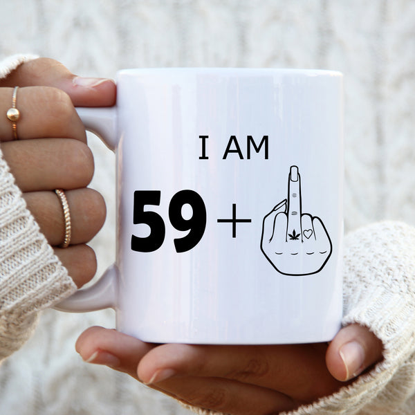 Funny 60th Birthday Gift for Men and Women, Controversial Happy Birthday Mug, Funny Tea Coffee Cup