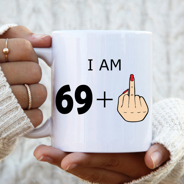 Funny 70th Birthday Gift for Men and Women, Controversial Happy Birthday Mug, Funny Tea Coffee Cup